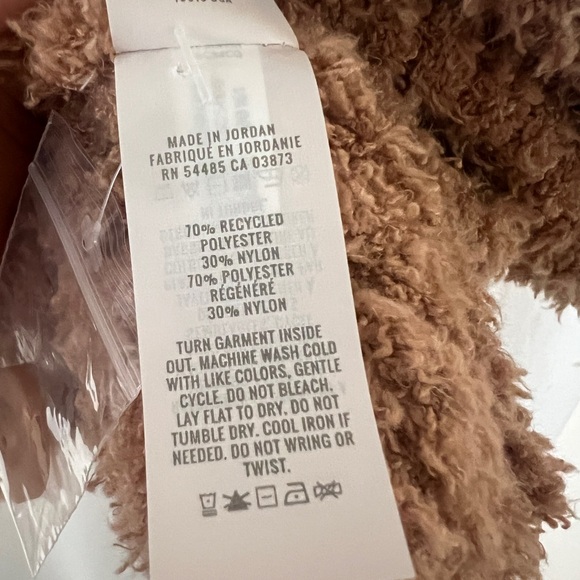 NWT Aerie teddy cardigan Brown - Large - Picture 6 of 6